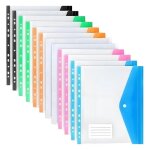 Pochettes perfor�es a4 en plastique lot de 12 pochettes a4 classeurs en plastique avec poche