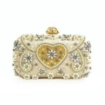 Pochette vintage � perles pour femme sac � main scintillant sac de bal de mariage de soir�e de mariage ...