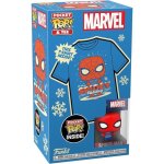 Pocket pop! & tee - marvel - holiday spiderman taille m