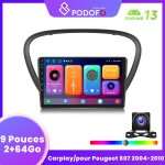 Podofo 2 + 64go 9 pouces android13 autoradio pour peugeot 607 2004 - 2010 avce carplay android auto gps ... Podofo 2 + 64go 9 pouces android13 autoradio pour peugeot 607 2004 - 2010 avce carplay android auto gps ...