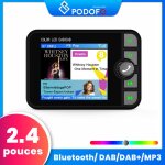Podofo adaptateur radio dab / dab + pour autoradio / maison radio dab portable de 24 pouces metteur ...