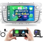 Podofo autoradio android 13 pour ford focus / c - max / s - max / mondeo / galaxy - 9[2 + 64g] - carplay ...