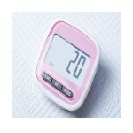 Podomtre de marche - compteur de pas - grand cran numrique - suivi pour toute la famille - rose