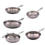 Po�le 20 / 24 / 28 cm inox - sauteuse 28cm / wok 28 cm espace cuisine inox professionnel