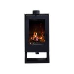 Po�le � bois alaz k8m ? 9?kw b�ches jusqu?� 50?cm haut rendement a +