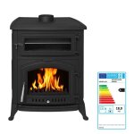 Poêle à bois antares iron horno 18 kw ? fonte complète ? rendement 75 % ? chauffe 400 m³ ? four intégré ... Poêle à bois antares iron horno 18 kw ? fonte complète ? rendement 75 % ? chauffe 400 m³ ? four intégré ...