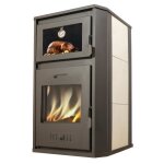 Pole  bois avec four pour systme de chauffage central balkan energy rosana ceramic 18. 56 kw - 24. ...