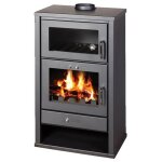 Pole  bois avec four et thermochauffe - eau v05 triumph fb 21 - 141 kw cuisson traditionnelle et chauffage ...