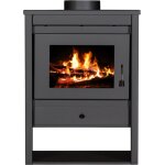 Pole  bois luna 10kw noir