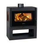 Pole  bois prity pv3 - tv 13 kw - vue panoramique avant et latrale