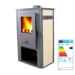 Poêle à bois samira 7kw a + chauffage performant 150m³ haut rendement 857% design acier et vermiculite ... Poêle à bois samira 7kw a + chauffage performant 150m³ haut rendement 857% design acier et vermiculite ...