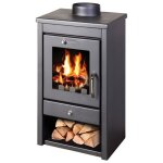 Po�le � bois v05 deluxe sm ? 7 kw compact et �l�gant pour les petits espaces