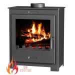 Po�le � bois v05 nero lux ? 11 kw design moderne et �l�gant