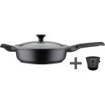 Poele a frire 28 cm easy click en aluminium et plastique avec couvercle en verre - gsw - 167833 - noir ... Poele a frire 28 cm easy click en aluminium et plastique avec couvercle en verre - gsw - 167833 - noir ...