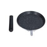 Poêle à frire antiadhésive à fond plat de 15 cm pour cuisinière à induction Poêle à frire antiadhésive à fond plat de 15 cm pour cuisinière à induction
