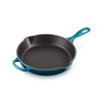 Poêle à frire - le creuset - evolution double bec - 26 cm - deep teal - fonte émaillée Poêle à frire - le creuset - evolution double bec - 26 cm - deep teal - fonte émaillée