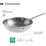 Po�le � frire - lacor - 20cm - acier inoxydable - compatible tous feux - ergonomique