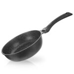Po�le granit profonde haute grande 24 cm antiadhesive induction