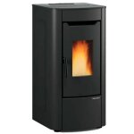 Po�le � granul�s de bois - nordica extraflame - sabry5. 0evonoir - 7 kw - noir - efficacit� 943%