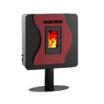 Po�le � granules corina 6 etanche - bordeaux