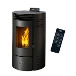 Po�le � granul�s �tanche azora 116 kw noir sannover