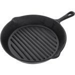 Po�le � griller - orion - 24 cm - fonte - compatible tous feux - va au four