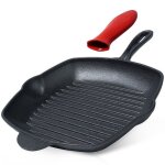 Po�le � griller - vilde cast line - fonte - 30 x 45 cm - noir