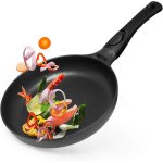 Pole induction 24cm - gotoll - casserole antiadhsif pole  frire aluminium - poigne amovible - tous ...