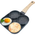 Pole  pancakes et omelettes 4 trous - revtement antiadhsif sans pfas - compatible induction / tous ...