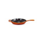 Po�le ronde en fonte le creuset 23 cm orange volcanique