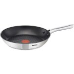 Po�le - tefal - duetto a7040463 - 24 cm - acier inoxydable - antiadh�sif power resist