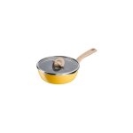 Poele tefal one pick pot pan 22 cm + couvercle g1808604 jaune metallis