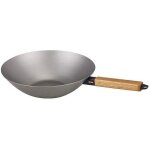 Poele wok 31 cm acier carbone nomad