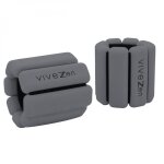 Poids lest�s r�glables pour course ou fitness poignets ou chevilles - 1kg - gris - vivezen