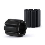 Poids poignets et chevilles r�glables - 2 pi�ces 0. 45kg - noir - convient pour yoga fitness musculation ...