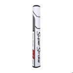 Poign�e de club de golf en pu pour putter - 2. 0 blanc rouge