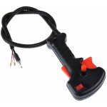 Poigne dbroussailleuse avec cble acclrateur - longueur 81 cm pour outils de jardinage