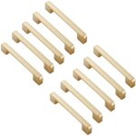 Poignee de meuble cuisine dores lot de 10 poigne meuble poigne tiroir poignee barre meuble entraxe 96mm ...