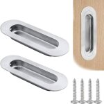 Poignes de porte  porte coulissantes oignepoignes encastres acier inoxydable bross poigne porte ...