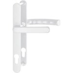 Poigne de porte - hoppe - 11625485 - carre - plaque troite 24 mm - blanc
