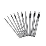 Poincon en cuir 10pcs poin?on en cuir outil de perforation creuse trou artisanat ensemble pour ceinture ...