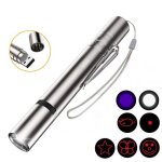 Pointeur laser - 7 en 1 - 5 modes - rechargeable par usb