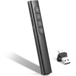 Pointeur laser powerpoint sans fil 2. 4ghz usb 100m lumire pointeur tlcommande volume stylo avec flip ...