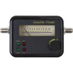Pointeur satellite - parabole - satfinder - noir - d�tecteur de signal - aiguille