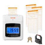 Pointeuse à carte de pointage enregistreur de présence - vevor - alignement auto pour pointer salariées ... Pointeuse à carte de pointage enregistreur de présence - vevor - alignement auto pour pointer salariées ...
