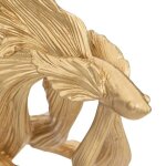 Poisson dco jiling en rsine h12cm dor - atmosphera createur dinterieur - blanc