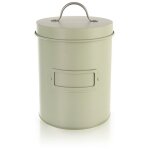 Pojemnik de rangement en m�tal - orion - 13l - 115x185 cm - vert pastel - couvercle amovible