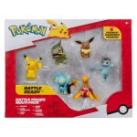 Pok�mon - pkw3614 - lot de 6 figurines de combat avec pikachu pottrott milza sheinux evoli et machollo ...