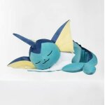 Pokemon vaporeon eevee suyasuya peluche endormie neuf 30cm1