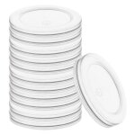 Couvercle pour pot de yaourt - orion - lot de 12 - 55 cm - fermeture herm�tique - plastique transparent ...